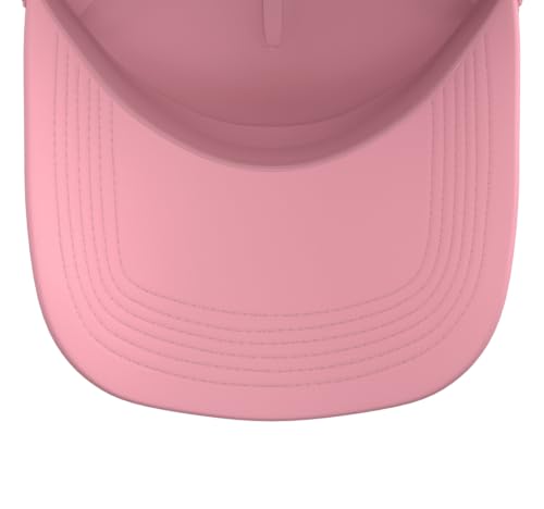 Dirt Bike Motocross Trucker Hat with Adjustable Mesh Back - color: Pink