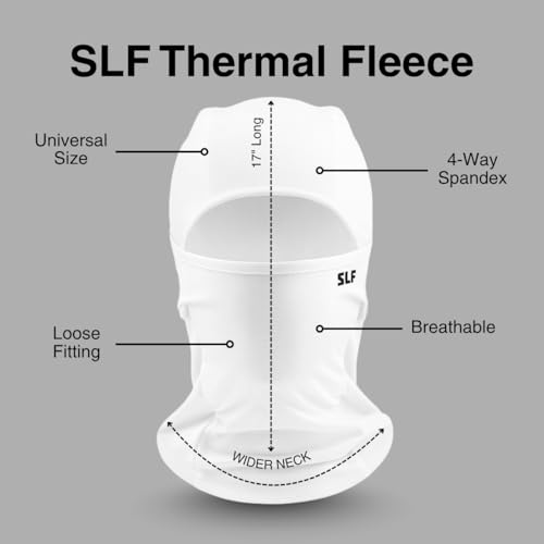 SLEEFS Thermal Fleece Balaclava - color: White