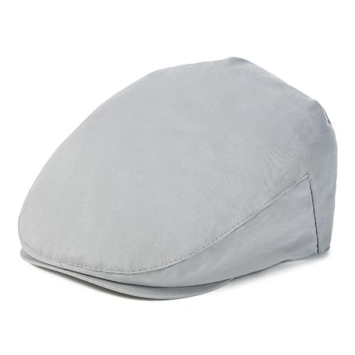 Toddler Cotton Golf Newsboy Cap - color: Light Grey, size: 12-24 Months