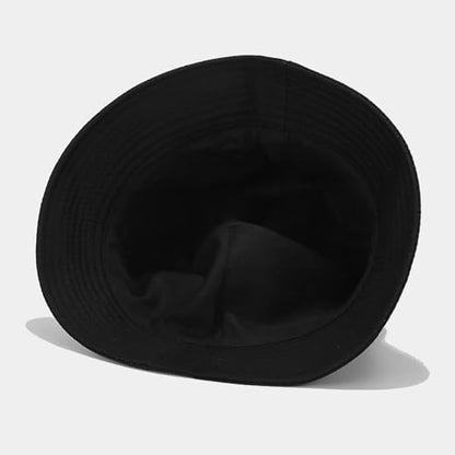 XYIYI 2 Pack Unisex Bucket Hat for Women Men Summer Beach Fishing Hat Sun Hat - color: Rainbow Ribbon Black White