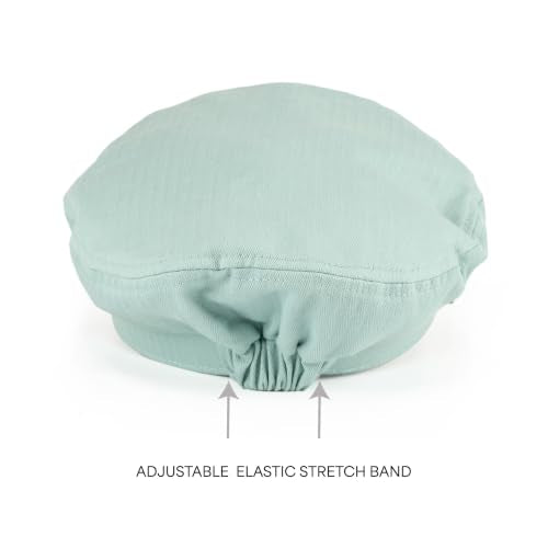 C.C Cotton Fisherman Cap for Women – Classic Fiddler Hat, Lightweight Breathable Cotton, Trendy Greek Fisherman Style - color: Cotton-mint