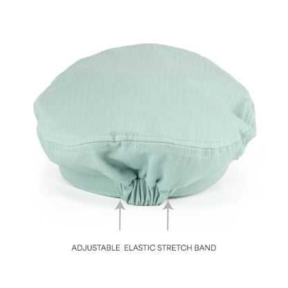 C.C Cotton Fisherman Cap for Women – Classic Fiddler Hat, Lightweight Breathable Cotton, Trendy Greek Fisherman Style - color: Cotton-mint