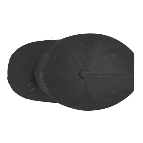 IIN American Flag Baseball Cap for Men Women Low Profile USA Army Tactical Operator Military Plain Dad Hat - color: Washed-black