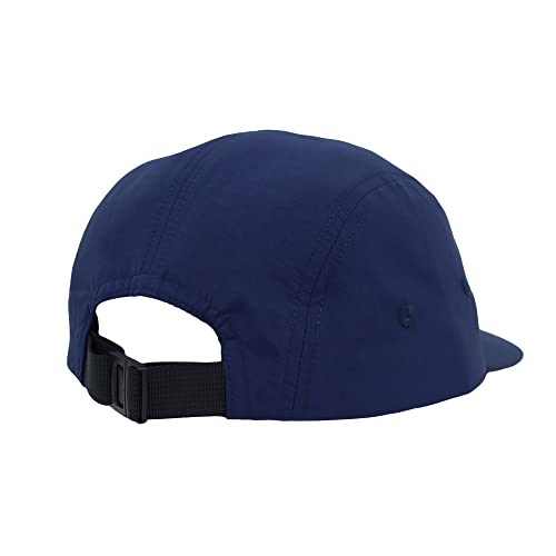 WITHMOONS Low Profile 5 Panel Hat Cap Waterproof Golf Camp Fishing Lightweight Jockey Flat Bill YZ20114 - color: Navy, size: Medium