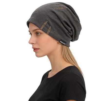 Ruphedy Men Slouchy Beanie Summer Long Oversize Thin Lightweight Skull Cap B011h - color: B402-yellow, size: One Size
