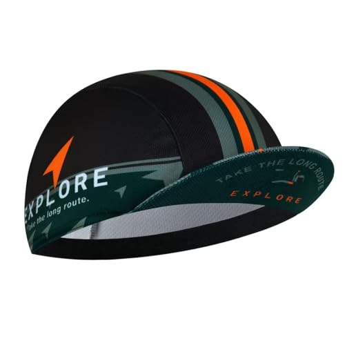 Cycling Cap for Man and Woman Cycling Hat Under Helmet-Polyester Breathable Sweat Absorbent - color: Bplan-22
