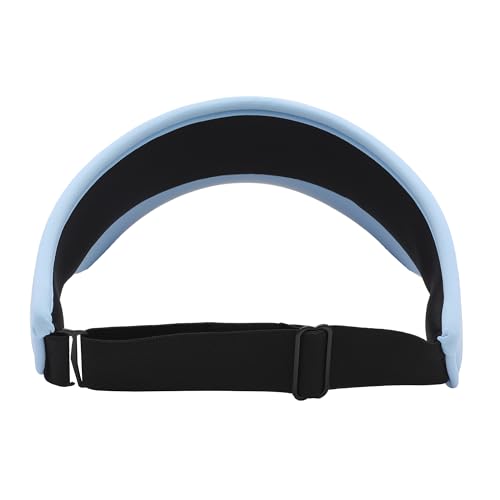 ZLYC Print Sports Sun Visors for Women Girls - color: Solid Blue