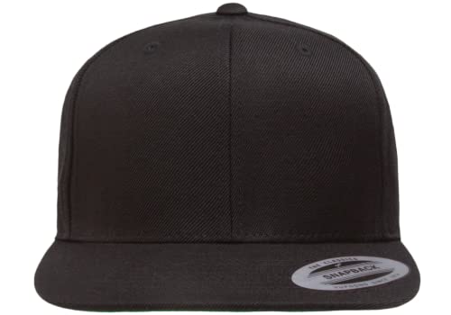 Mrlahat 6089 Yupoong Yp by Flexfit 6-Panel Structured Flat Visor Classic Snapback Cap with Black Bandana - color: Black