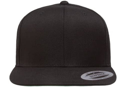 Mrlahat 6089 Yupoong Yp by Flexfit 6-Panel Structured Flat Visor Classic Snapback Cap with Black Bandana - color: Black
