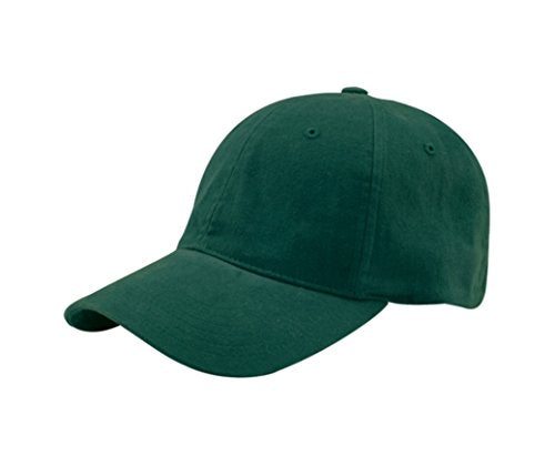 G Men's Soft Structured Low Profile Light Brushed Twill Fitted Flex Cap - color: Forest Green