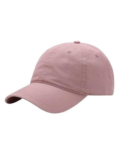 Mommy Jennie Unisex Vintage Washed Distressed Baseball-Cap Twill Adjustable Dad-Hat - color: A41-rose Pink