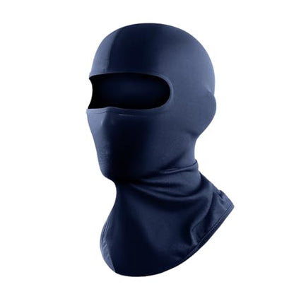 Balaclava Ski Mask Summer Cooling Face Cover Lightweight Shiesty Mask for Men Women UV Protector Unisex Motorcycle - color: Navy Blue