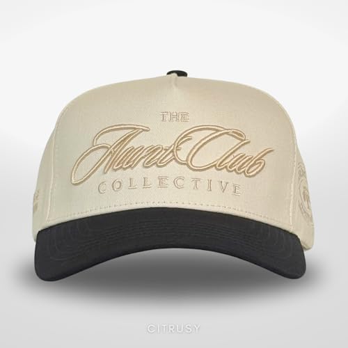 Vintage Mom & Dad Trucker Hats | Men & Women | Kids Grandpa Boy Mom Girl Dad Hats | Country Western | Cotton | Snapback - color: Aunt Club | Black