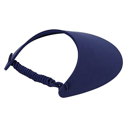 Large Bill Foam Sun Visor - color: Navy