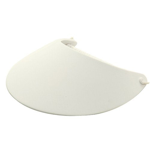 Large Bill Foam Sun Visor - color: White