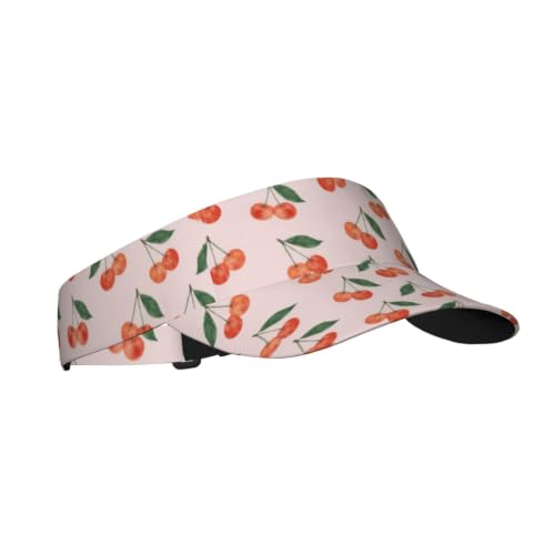 Leopard Print Sunscreen Visor Cap Adjustable Empty Top Athletic Beach Hat - color: 22