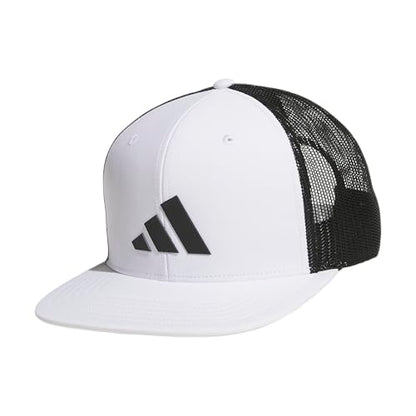 adidas Men's Trucker Hat - color: White/Black