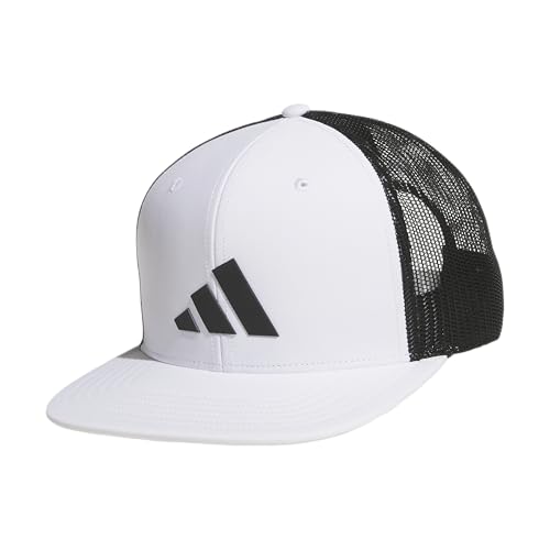 adidas Men's Trucker Hat - color: White/Black