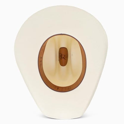 RESISTOL Denison 7X Bangora Straw Cowboy Hat - size: 7 1/2