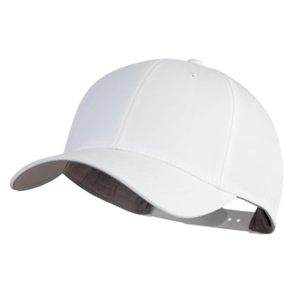 e4Hats.com 6 Panel Low Profile Structured Baseball Cap - color: White