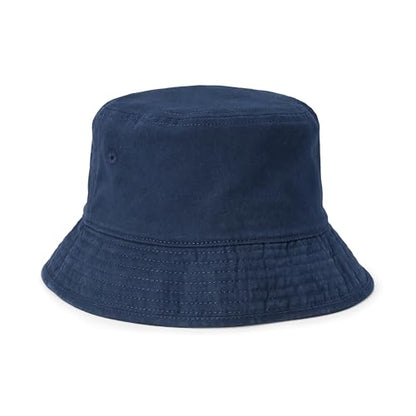 Amazon Essentials Men's Washed Cotton Canvas Bucket Hat - color: Navy, size: Large-X-Large