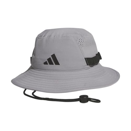 adidas Men's Victory Bucket Hat Boonie - color: Grey/Black/5, size: Large-X-Large