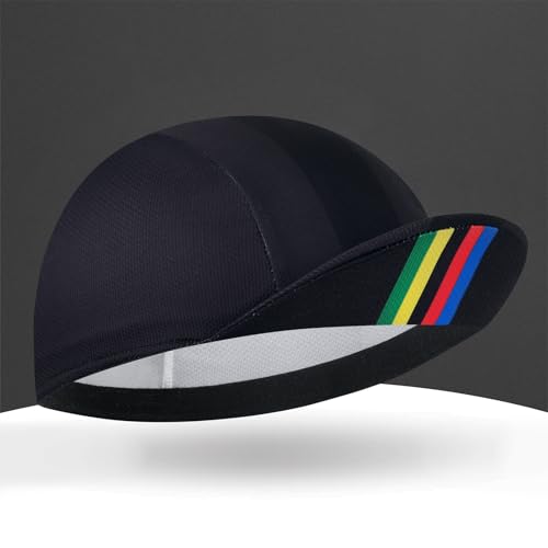 Cycling Cap for Man and Woman Cycling Hat Under Helmet-Polyester Breathable Sweat Absorbent - color: Qin14