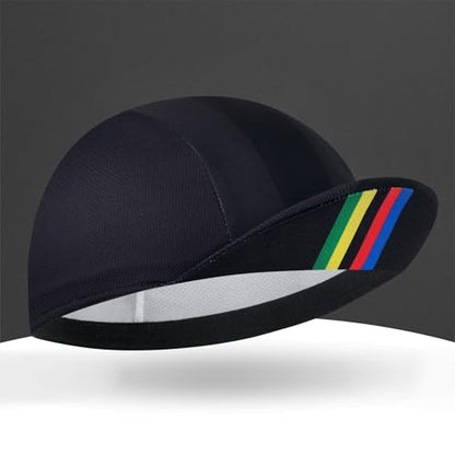 Cycling Cap for Man and Woman Cycling Hat Under Helmet-Polyester Breathable Sweat Absorbent - color: Qin14