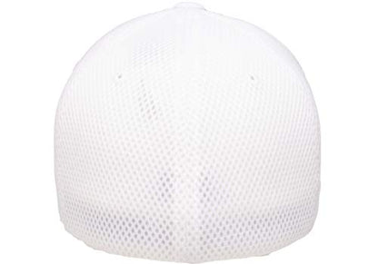 Flexfit Unisex Mesh Fitted 2-Tone Trucker Hat, One Size - color: White, size: Small-Medium