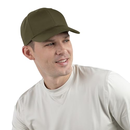 Pacific Headwear Unisex Adult Pacific Headwear Hybrid Snapback Dad Cap - color: Khaki