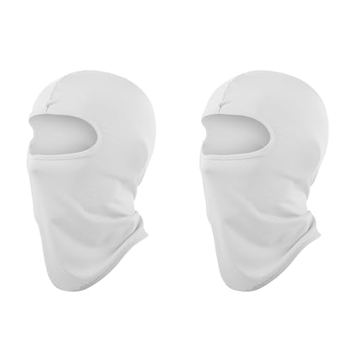 Pukavt 1-3 Pack Kids Balaclava Ski Mask for Boys and Girls - color: White-2pk(thin )