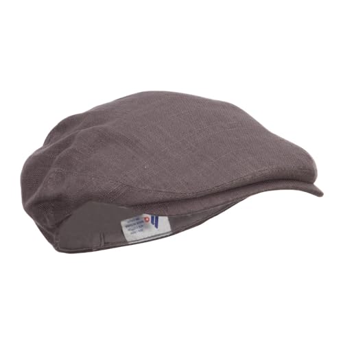 e4Hats.com Men's Linen Summer Ivy Cap - color: Charcoal, size: XX-Large-3X-Large