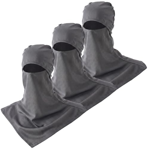 SATINIOR 3 Pcs Summer Balaclava - color: Dark Gray Color