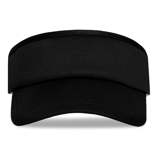 Headsweats Unisex Adult Lightweight Performance Running Sun Visor - color: Black