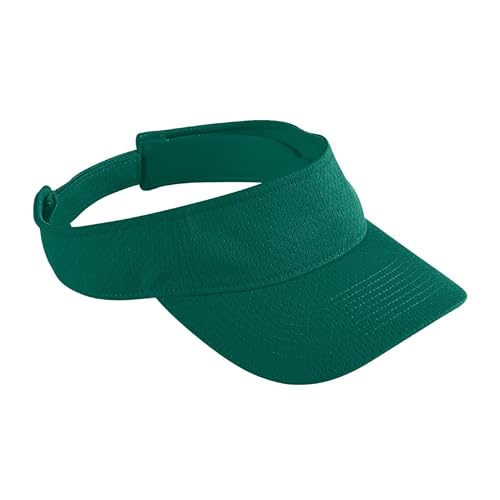 Augusta Sportswear Women's Athletic Mesh Visor - Stylish Sun Hat for Golf, Running, and Outdoor Activities - color: Dark Green