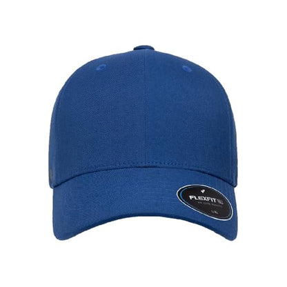 Flexfit 6100NU Tri-Layer Seamless Baseball Cap Bundle w/Cap Catcher - color: Royal, size: Small-Medium
