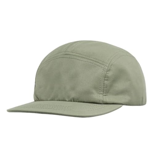 FASHIXD 5 Panel Hats for Men Women, Short Brim Running Hat, Plain Skateboard Cap for Outdoor Activities - color: Green