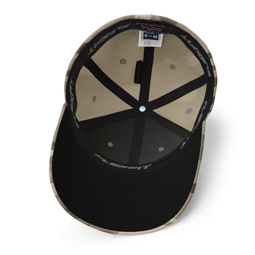 FX XRP Fitted Hat Embroidered Curved Bill Mid Crown Closed-Back Structured Twill Cap - color: Multicam Green, size: Large-X-Large