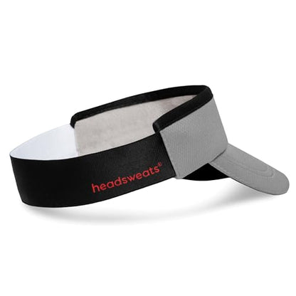 Headsweats Unisex Adult Lightweight Performance Running Sun Visor - color: Grey