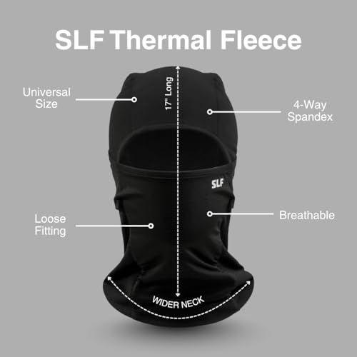 SLEEFS Thermal Fleece Balaclava - color: Black