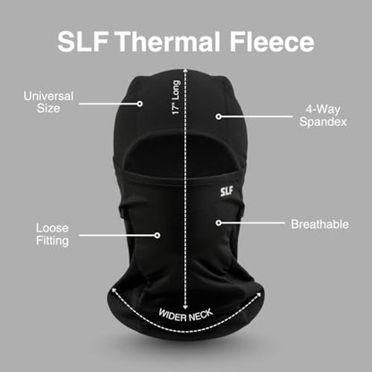 SLEEFS Thermal Fleece Balaclava - color: Black