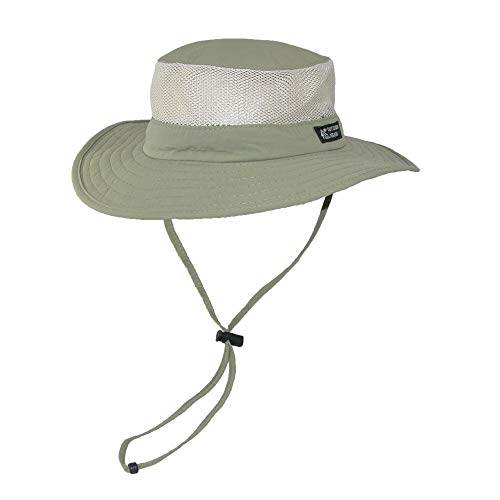 Dorfman Pacific Men's Boonie Mesh Sides Hat - color: Khaki, size: XX-Large