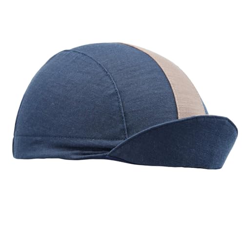 Walz Caps Merino Wool 3-Panel Cycling Cap - color: Airforce Blue, size: Small-Medium