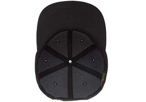 6-Panel Structured Flat Visor Classic Snapback (6089) - color: Multicam Black