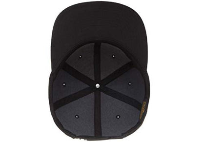 6-Panel Structured Flat Visor Classic Snapback (6089) - color: Multicam Black