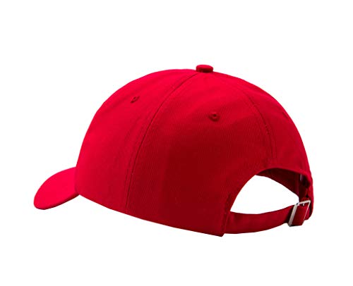 Hats for Men Classic Adjustable Strapback Cotton Dad Hats Baseball Caps for Men and Women - color: Red