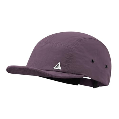 Croogo Quick Dry Short Brim Baseball Cap 5 Panel Lightweight Running Hat - color: Ddy1-purple