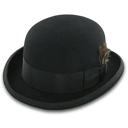 Hats in the Belfry NEW Tammany Bowler Black, Grey, Navy, Brown, Pearl - color: Grey, size: Medium