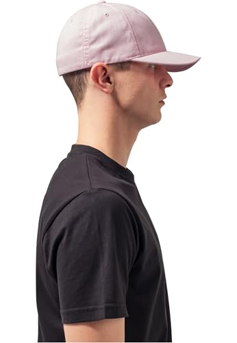 Flexfit Garment Washed Cotton Dad Hat Caps, Unisex, Garment Washed Cotton Dad Hat - color: Pink, size: Small-Medium