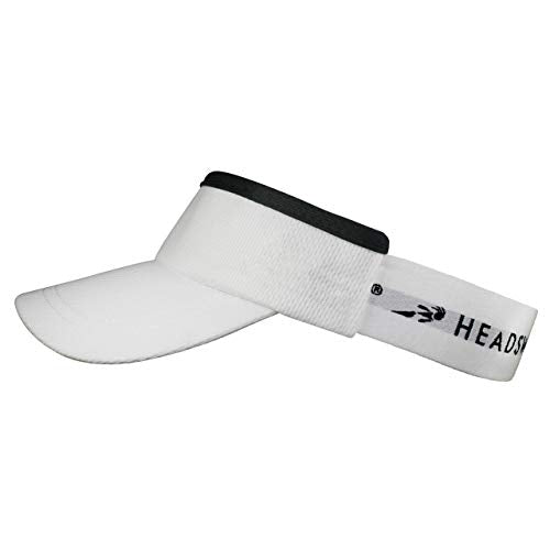 Headsweats Unisex Adult Lightweight Performance Running Sun Visor - color: White